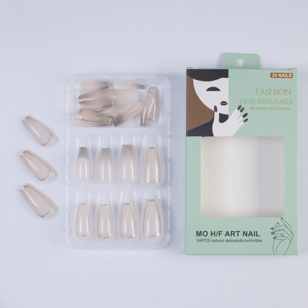 Artificial nails with elegant glitter accents Kalsten