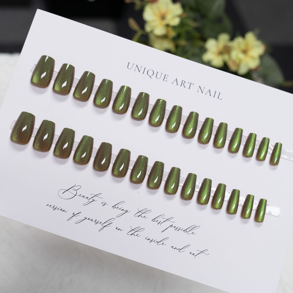Glossy Acrylic Press-On Nail Set