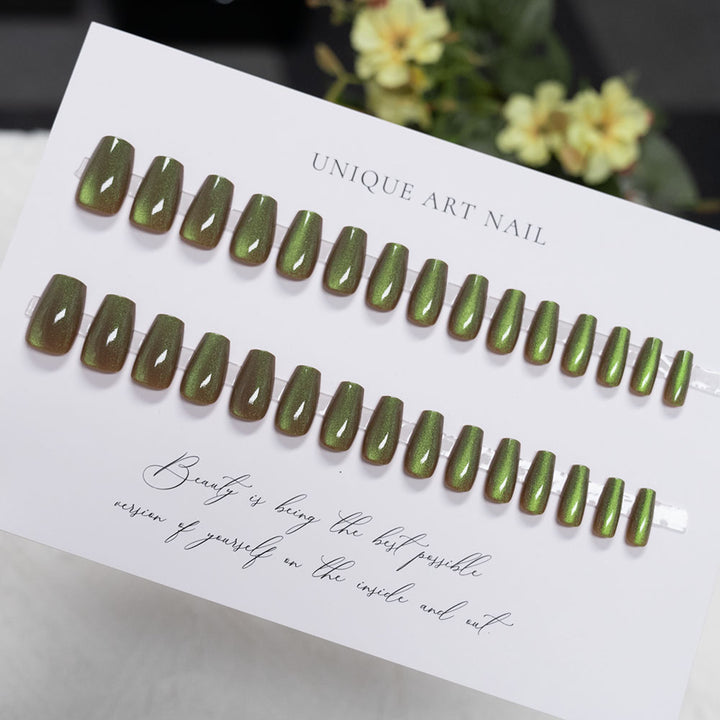 Glossy Acrylic Press-On Nail Set