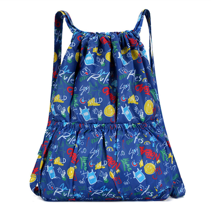 Floral Print Drawstring Backpack Kalsten