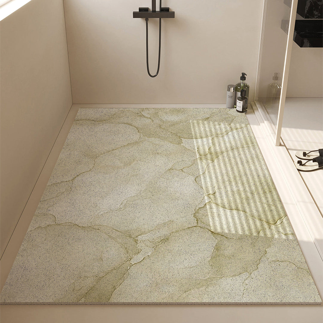 Luxurious Stone-Textured Bath Mat