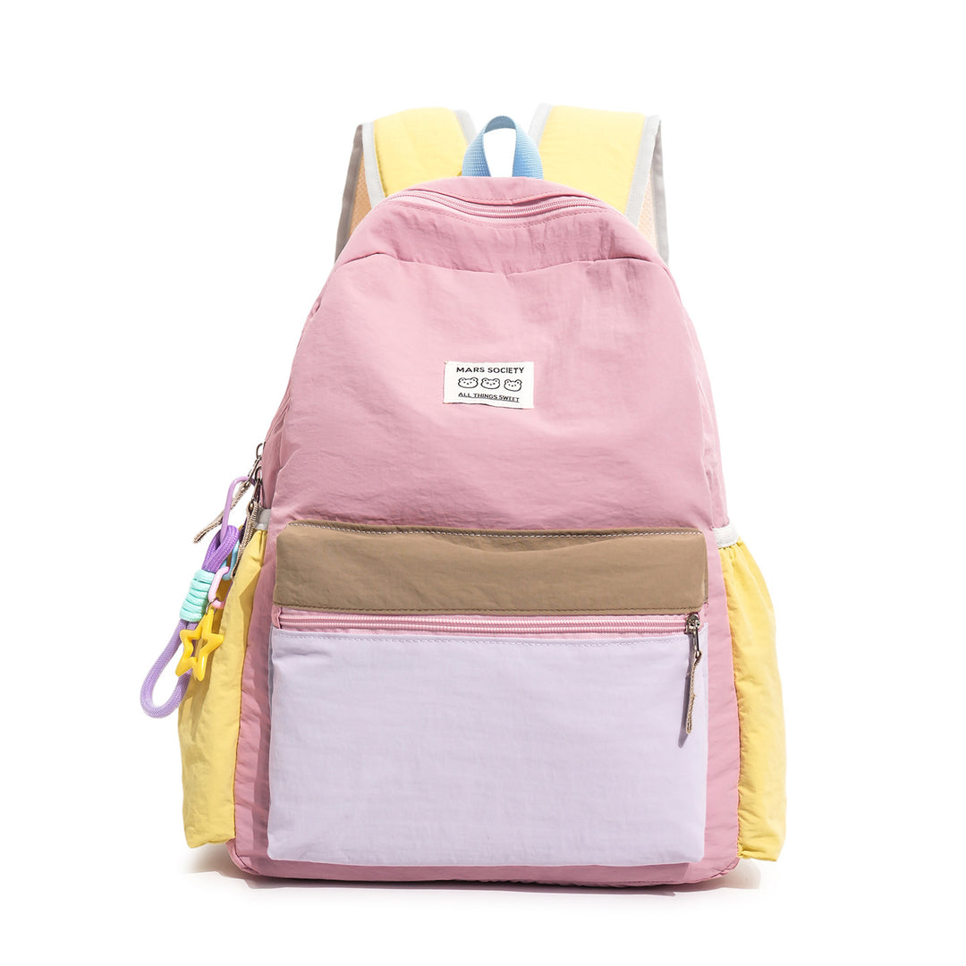 Color-Block Casual Backpack Kalsten