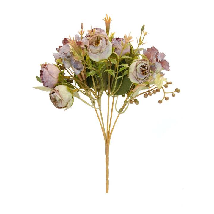 Lifelike Artificial Floral Stem Bouquet