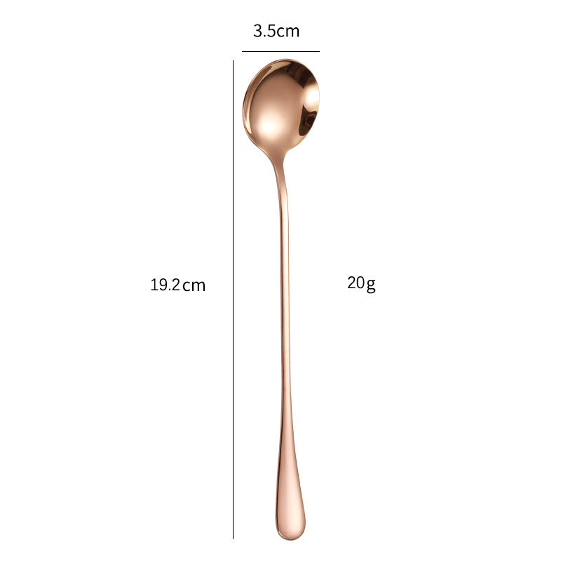 Elegant teaspoon with polished gold surface Kalsten