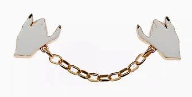 WoHeart-Shaped Decorative Ear Cuff Kalsten