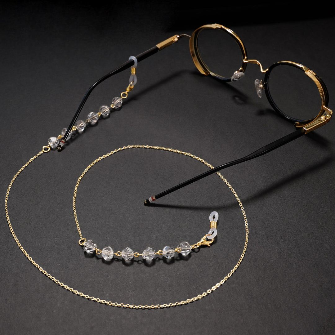 Elegant Crystal Beaded Glasses Chain kalsten