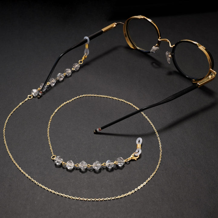 Elegant Crystal Beaded Glasses Chain kalsten