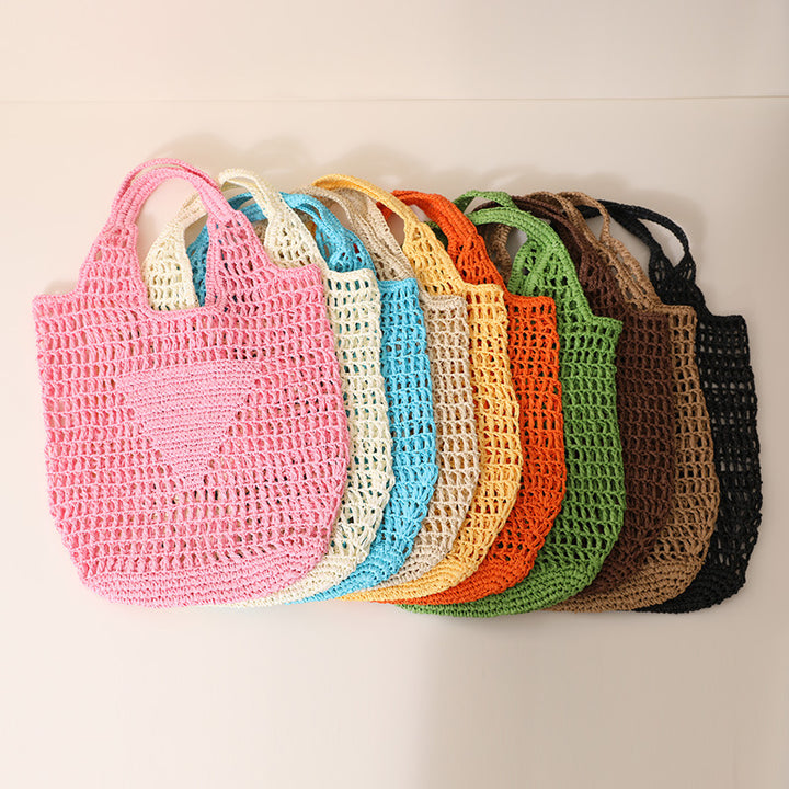 Coarse crochet bag with large handles Kalsten