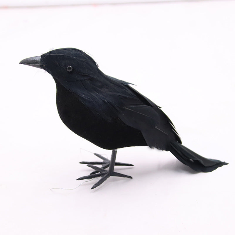 Decorative raven figure