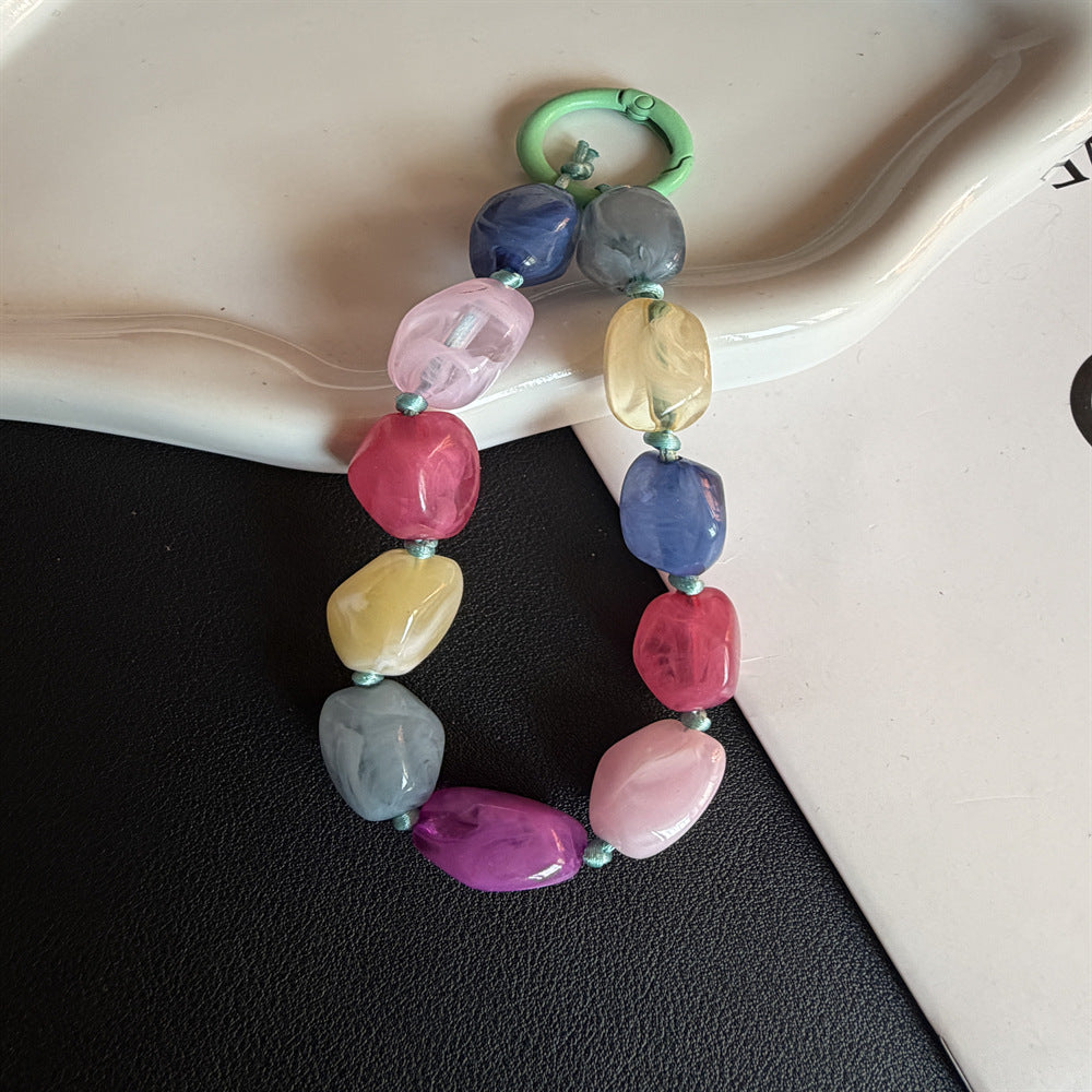 Handmade Beaded Charm Keychain Kalsten