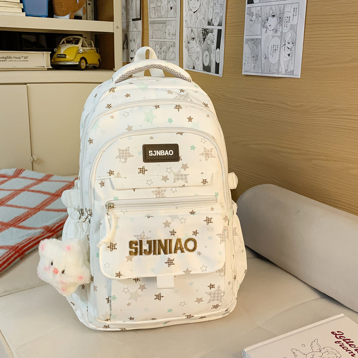 Cute Star-Embellished Everyday Backpack Kalsten