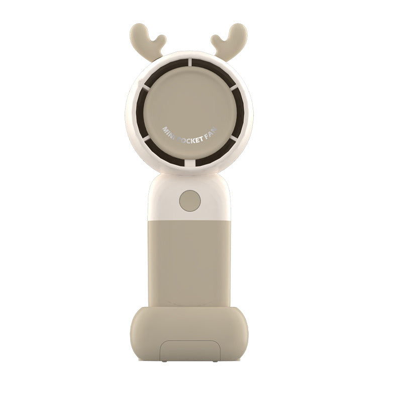 Women's Portable Handheld Fan with Cute Bear Design Kalsten