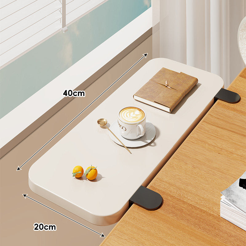 Clamp-On Window Sill Desk Extension Shelf
