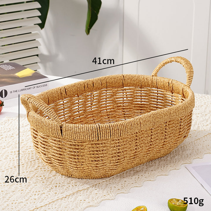 Decorative Round Woven Storage Basket Kalsten