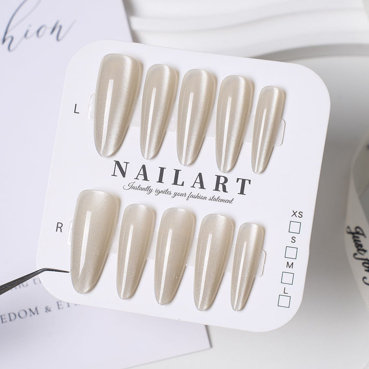 Butterfly-Inspired Stiletto Press-On Nails
