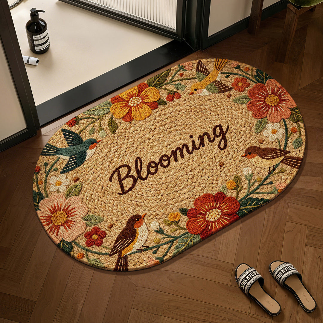 Decorative Pumpkin-Themed Area Mat