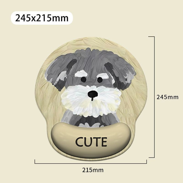 Cute Pet-Themed Mouse Pad