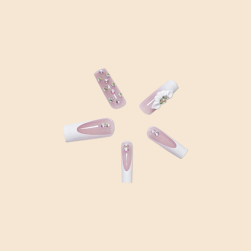 Rhinestone Embellished Nail Art