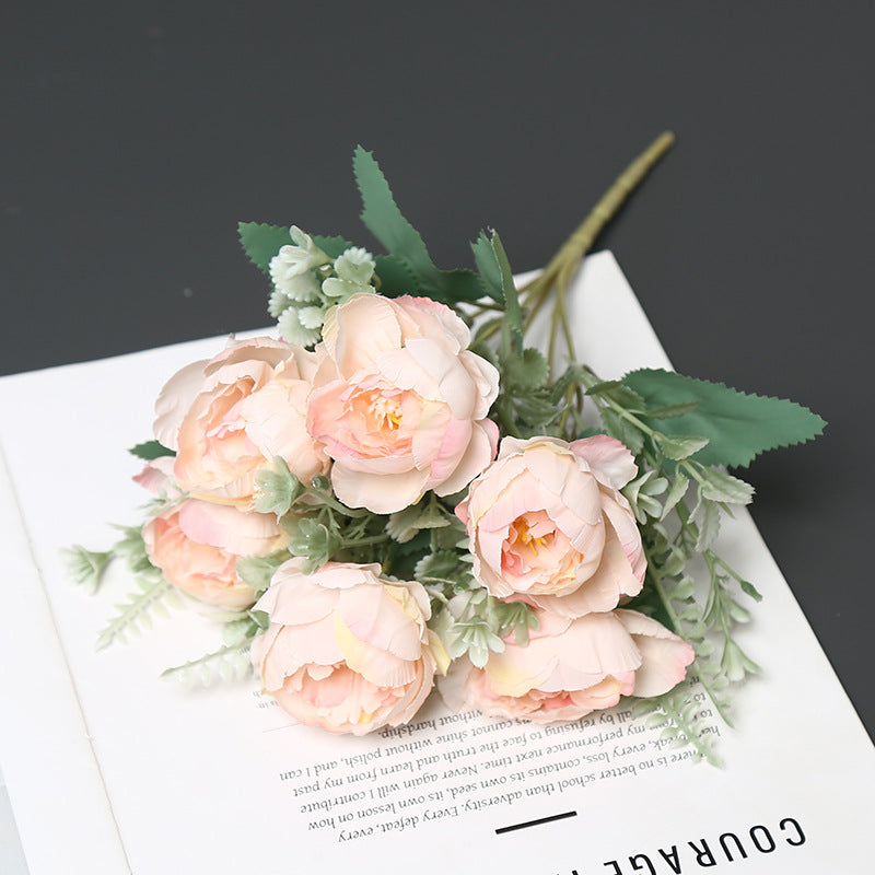 Lifelike Artificial Peony Bouquet