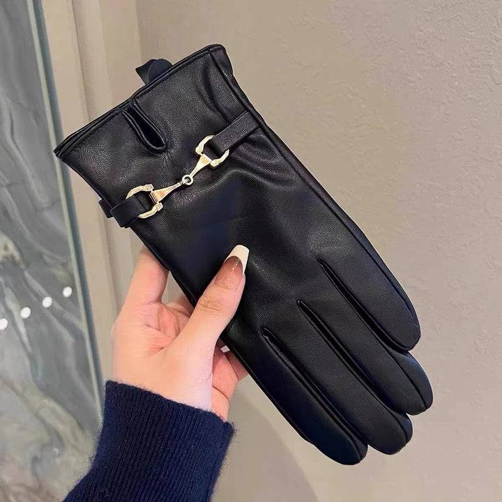 Luxurious Leather Touchscreen Gloves Kalsten