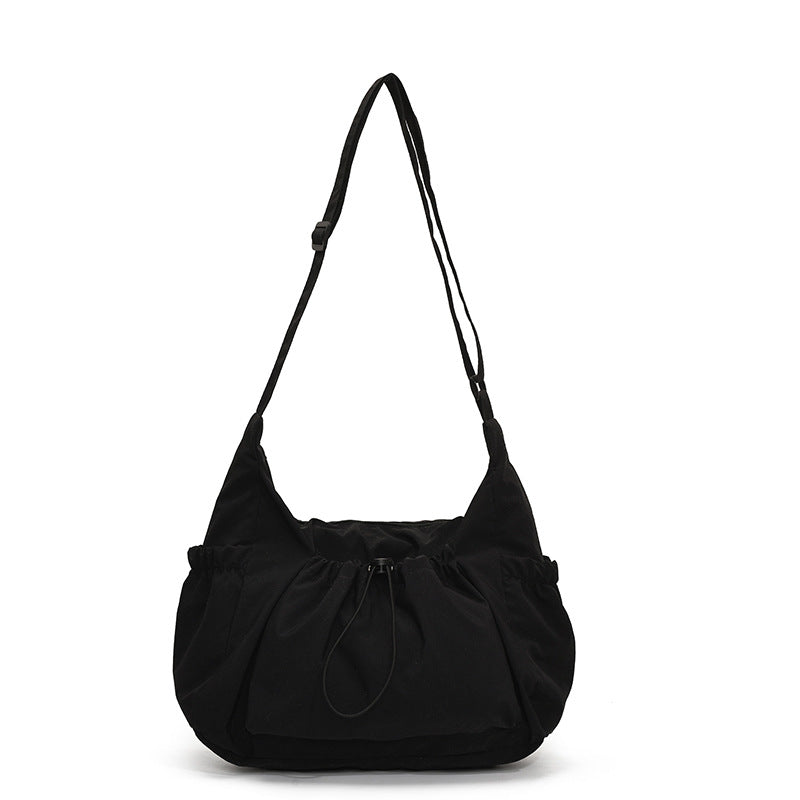 Minimalist Drawstring Hobo Bag