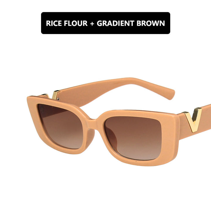 Women's modern cat-eye sunglasses with metallic details Kalsten