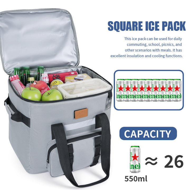 Insulated Multi-Pocket Cooler Tote Bag Kalsten