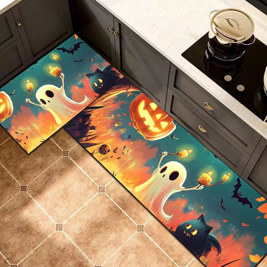 Halloween Themed Kitchen Comfort Mat