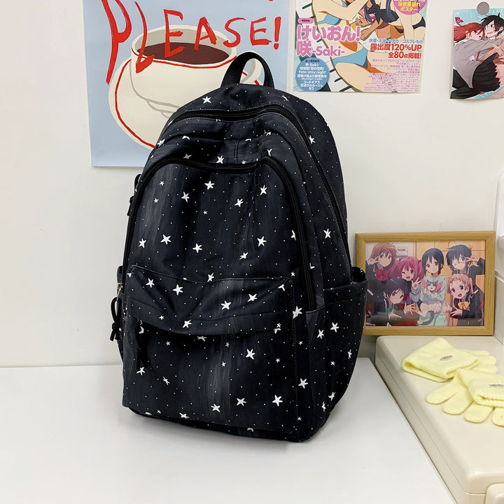Decorative Star-Patterned Backpack Kalsten 1791205991