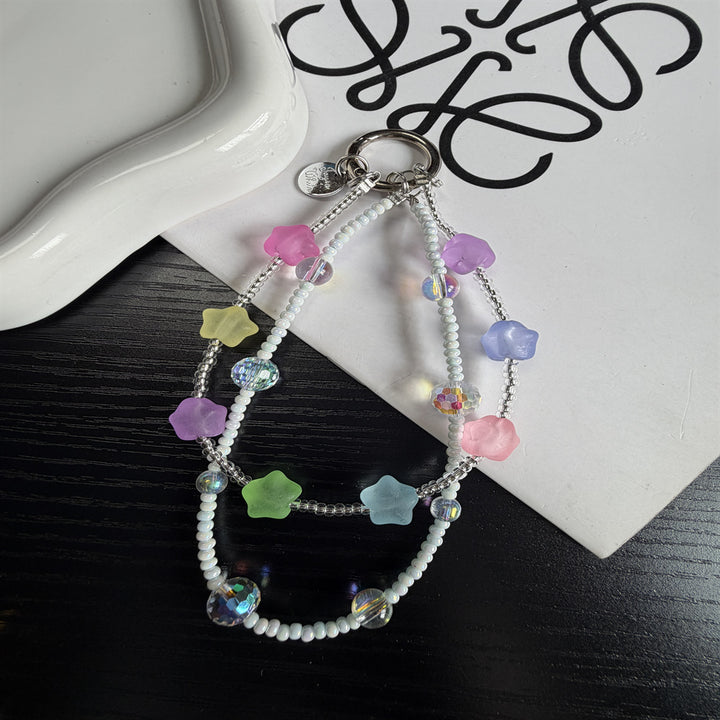 Playful Beaded Charm Keychain Kalsten