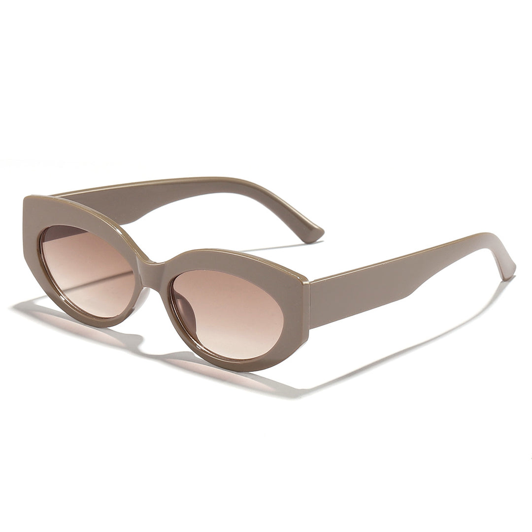Ladies Cat-Eye Sunglasses with Playful Transparency Design Kalsten