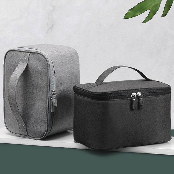 Cosmetic Transport Box With Sturdy Zipper And Practical Carry Handle Kalsten