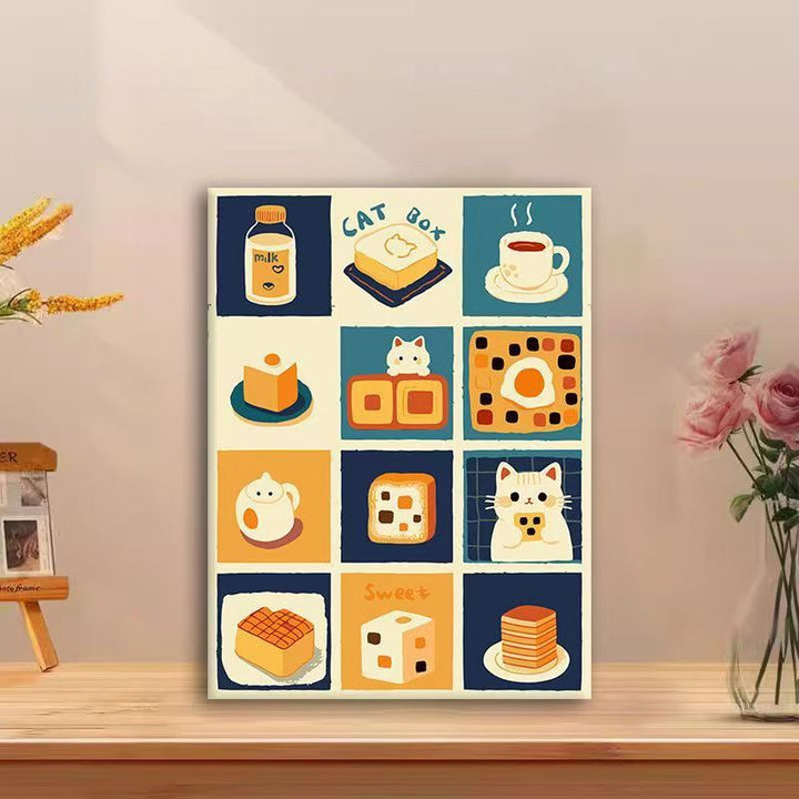 Playful Cat Comic Canvas Art Kalsten