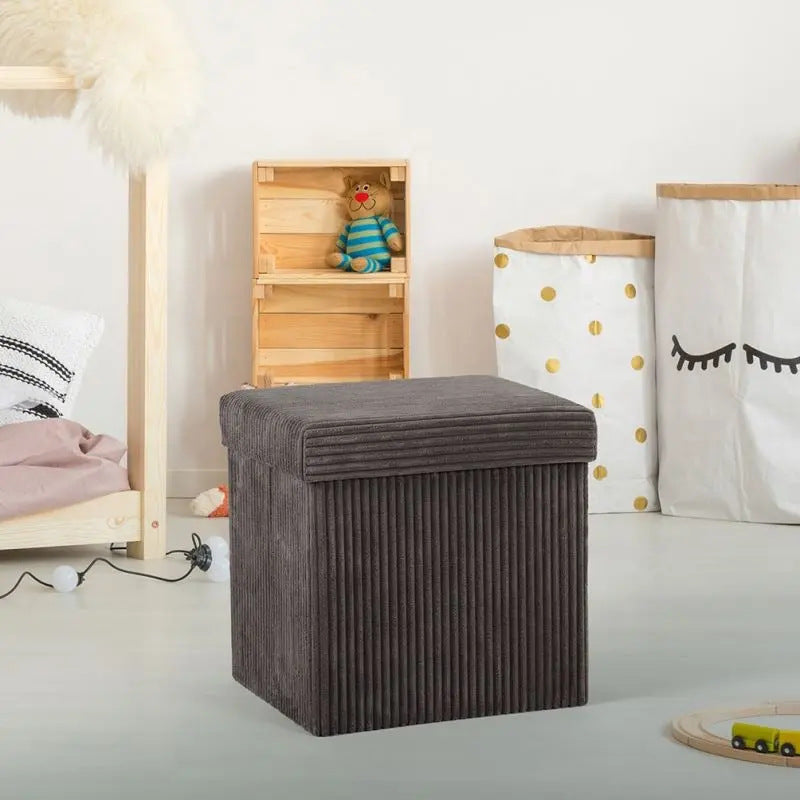 Elegant Upholstered Storage Stool Kalsten