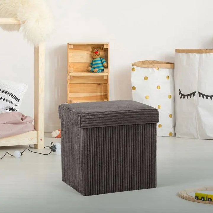 Elegant Upholstered Storage Stool Kalsten