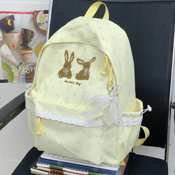Cute Bunny-Themed Casual Backpack Kalsten