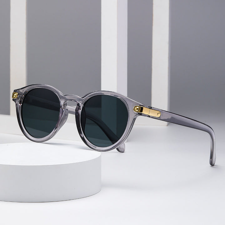 Ladies fashionable sunglasses with transparent frame and sturdy lenses Kalsten