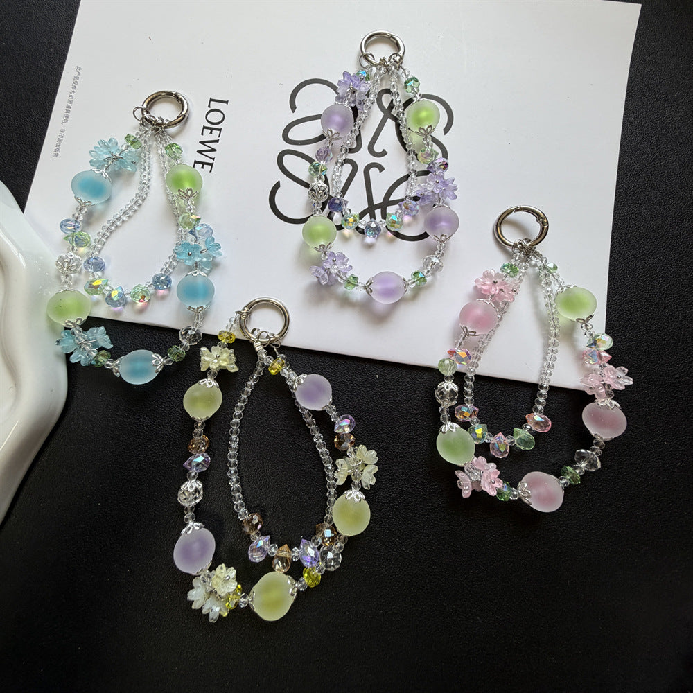 Floral Charm Beaded Keychain Kalsten