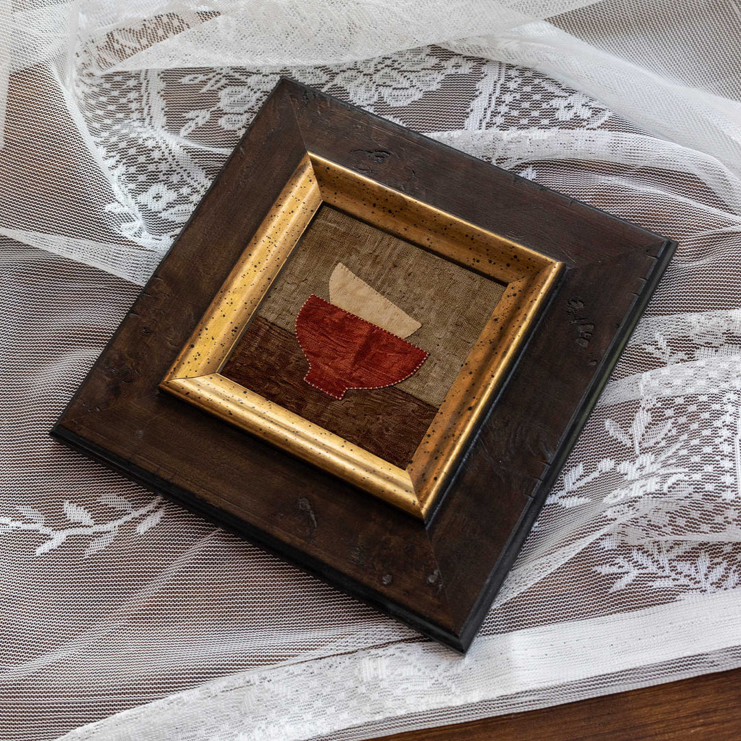 Ornate Handcrafted Wooden Art Frame for Home