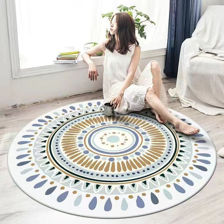 Bohemian Geometric Pattern Area Rug Kalsten