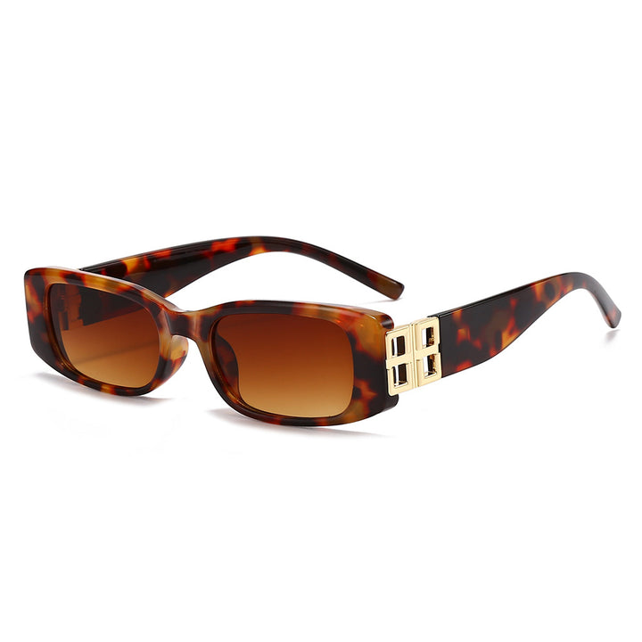 Ladies' fashionable sunglasses with luxurious gold-colored accent Kalsten