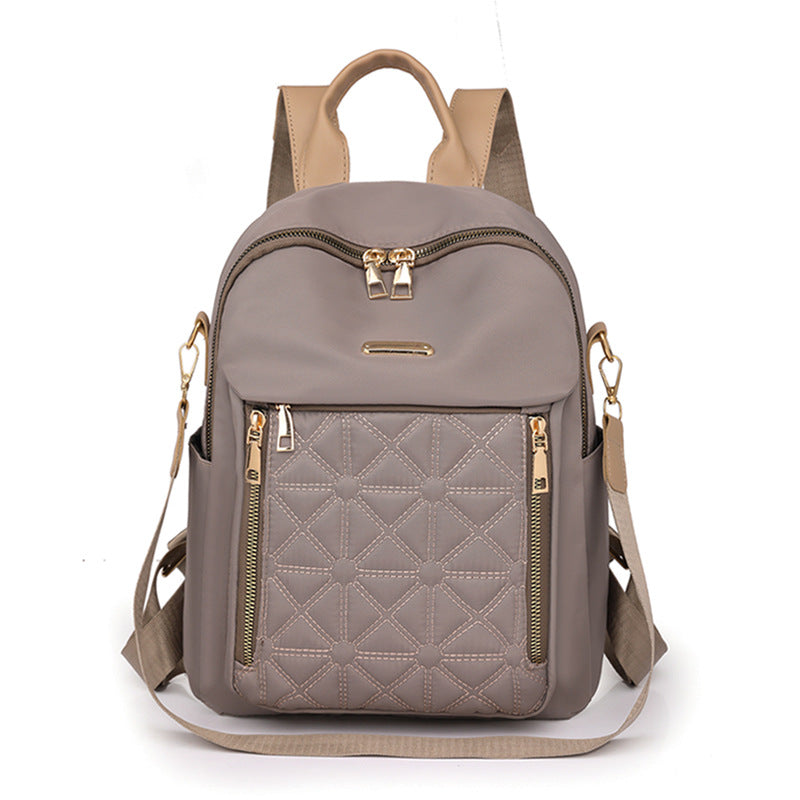 Quilted Multi-Compartment Backpack Kalsten