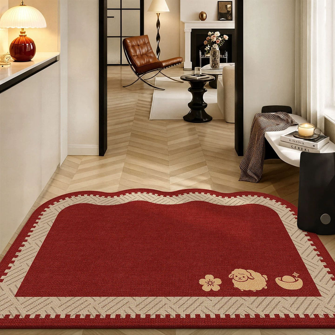 Playful Sheep-Themed Area Rug