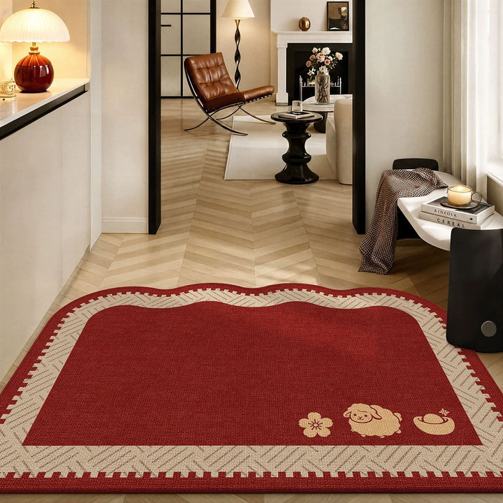Playful Sheep-Themed Area Rug