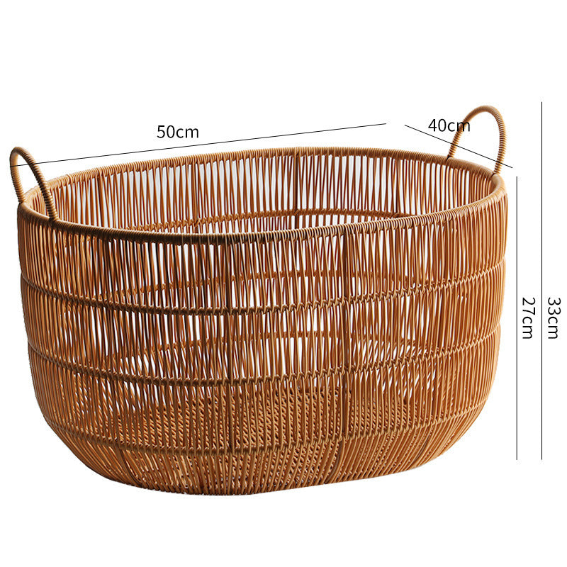 Elegant Handwoven Storage Basket Kalsten