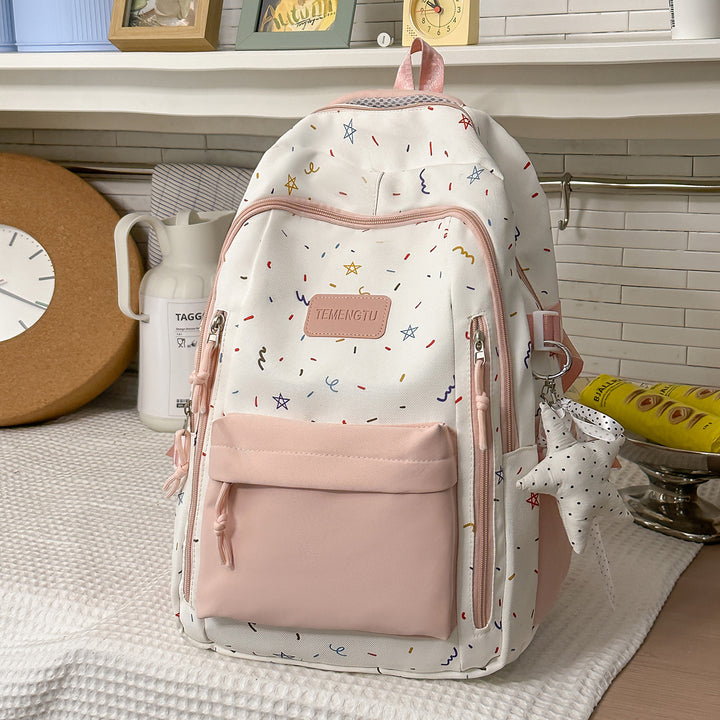 Trendy Decorative Patterned Backpack Kalsten