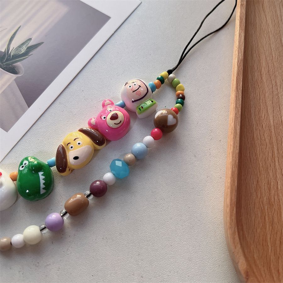 Playful Character Beaded Lanyard Kalsten
