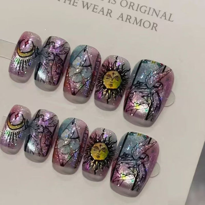 Artistic Press-On Nail Art Design Set Kalsten