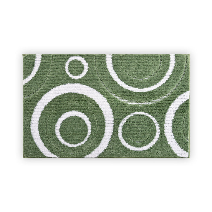 Contemporary Circular Pattern Bath Mat Kalsten