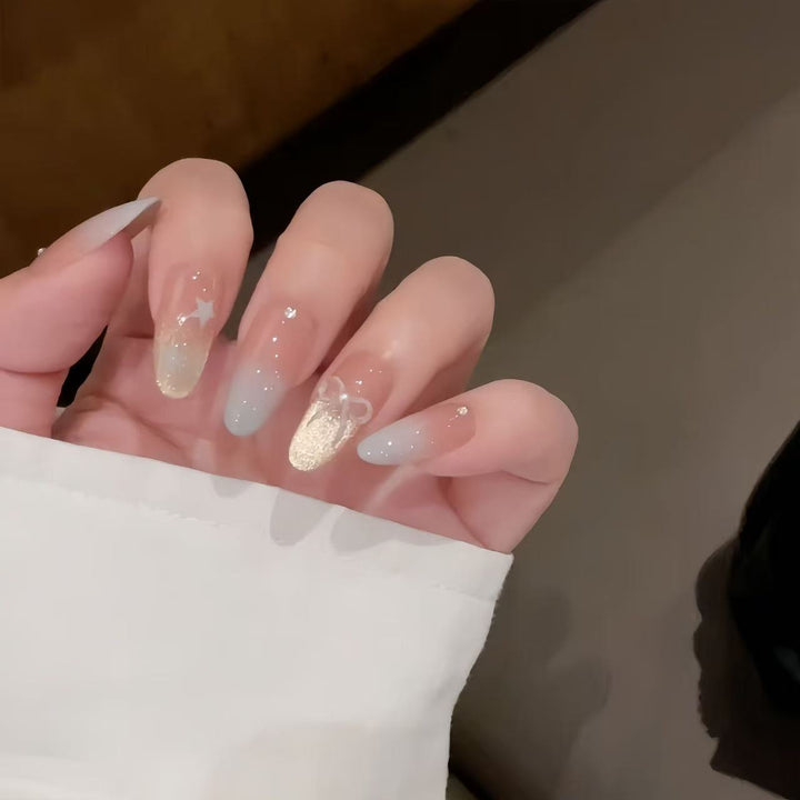 Glitter Gradient Nail Extensions